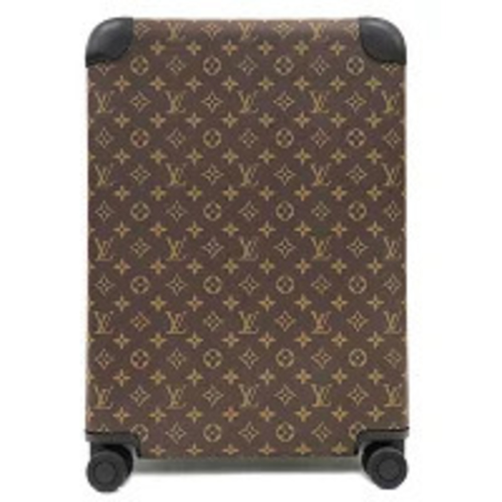Louis Vuitton Horizon Carry on SuitCase Luggage Monogram Macassar Brown Black
